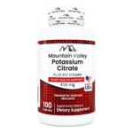 Potassium Citrate 416mg X100 Mountain Valley