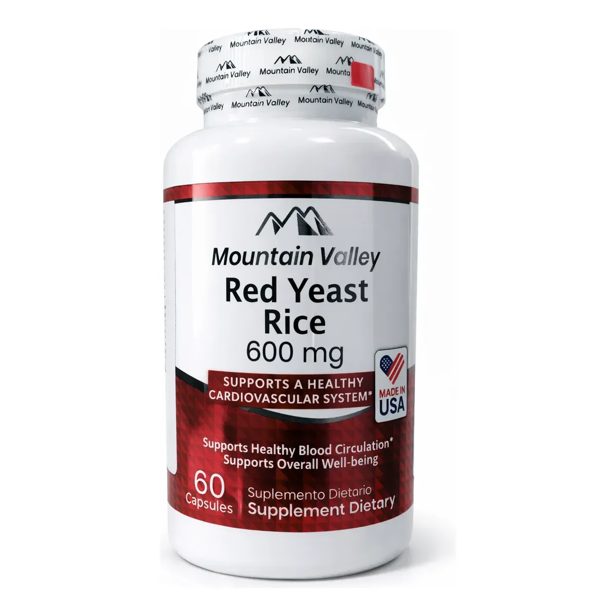 IMA-0020.webp Red Yeast Rice 600mg X60cap Mountain Valley - Imagen 1